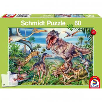 Puzzle 56193 Parmi les dinosaures by Schmidt Spiele (Les Dinosaures)
