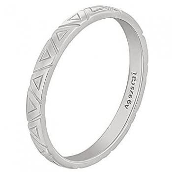 Ring aus 925er Silber mit geometrischem Design