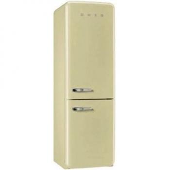 Congeladora Independiente Smeg 308L en Color Beige