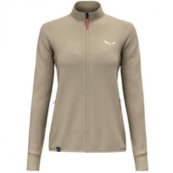 Salewa Puez Waffle Hybridrid Polarlite Jacket Femminile Bianco
