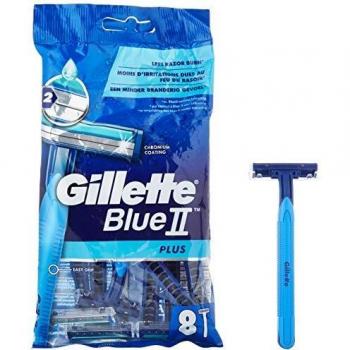 Gillette Blue II Plus Disposable Razors 8 Pack