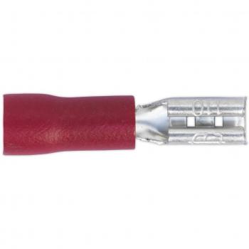 Sealey RT19 push-on terminal 2.8mm female red bundle of 100