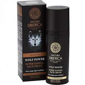 Natura Siberica Men Super Toning Face Cream Wolf Power, 50 ml