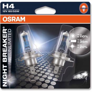 Osram H4 NIGHT BREAKER UNLIMITED Halogenlichtquelle 12 V PKW