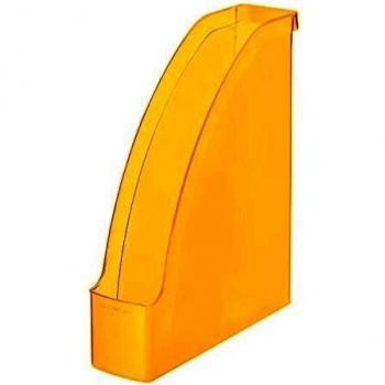 Porte-revues Plus A4, polystyrène, couleur gel jaune