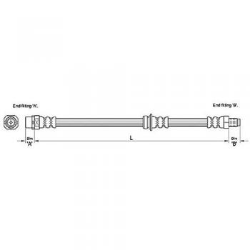 METZGER 4110269 Bremsschlauch