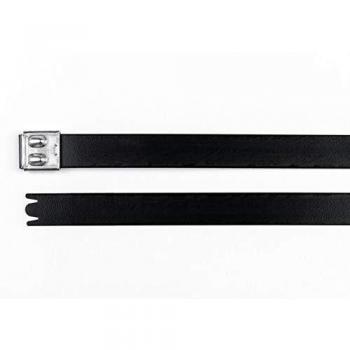 Fascetta per cavi nera con palla di chiusura MBT14XHFC-SS316/SP-BK