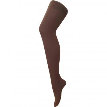 Sock Snob Damenwinter 80 Den Opak Farbige Strumpfhose Braun L