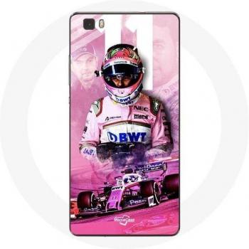Involucro Huawei P8 Lite Formula 1 Sergio Pérez Pilota F1 Rosa