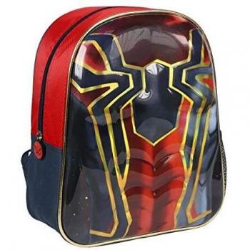 Coshano Mochila Infantil para niños y niñas de Spiderman, Equipaje, Rojo, con Licencia Oficial Marvel Studios®