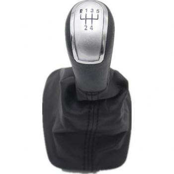 Skoda Fabia MK1 5-Speed Leather Shift Knob and Boot (1999-2007)