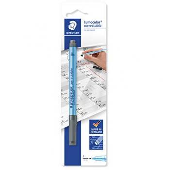Staedtler Lumocolor Korrigierbarer Folienstift 0,6mm Schwarz