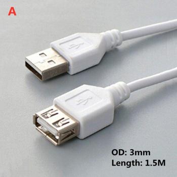 Extensión USB 1,5 m supervelocidad macho a hembra