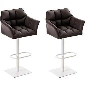 Tabourets de bar Damaso en similicuir