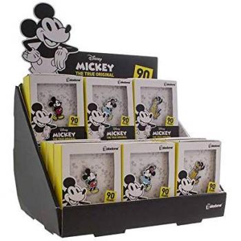 Pin de metal con estampado Mickey y Pluto