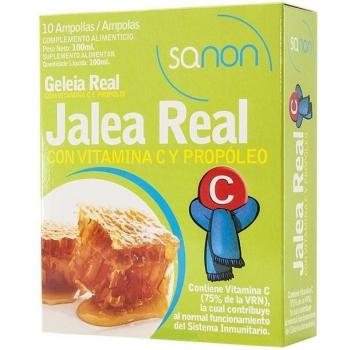 Vitalidad Pura Sanon: Jalea Real con Vit C y Propóleo – 10 unidades de 10 ml