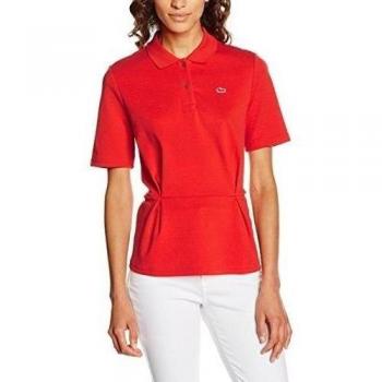 Polo Lacoste L!VE Df5402-00, Mujer, Color Vésuve