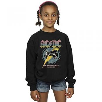 Sudadera ACDC para Pequeñas Rockstars 12-13