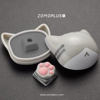 ZOMOPLUS American Shorthair & Siamese Cat Artisan Mechanical Keyboard