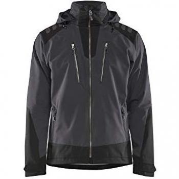 Chubasquero Blaklader Stretch 2D, talla XS, color gris oscuro / negro