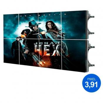 Rótulo Digital LED Pixel 3.91 RGB 2m2 8 Módulos + Control