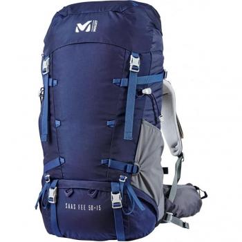 Mochila Millet Saas Fee 50+15 Azul para Mujeres