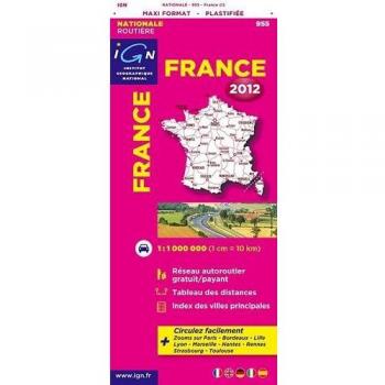 955 FRANCE MAXI FORMAT PLASTIFIEE 2012  1/1M