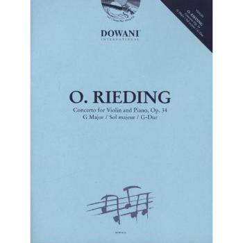 Concerto for Violin and Piano, Op. 34, für Violine und Klavier, m. Audio-CD