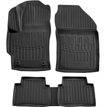 Tapis d’intérieur 3D Noir SCOUTT, conçu spécialement pour la Corolla E210