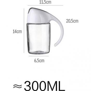Botella de condimentos de vidrio