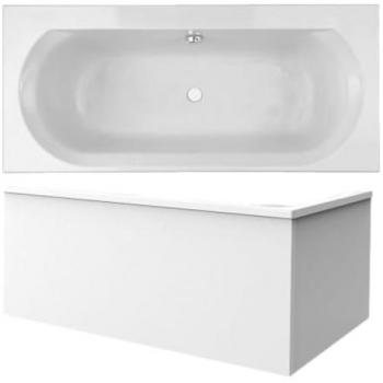 Bañera Recta 170 x 75 Elise Jacob Delafon + Faldón Esquinero + Desagüe