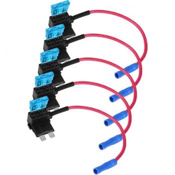 Adaptador de fusibles de cuchilla para circuitos automotrices