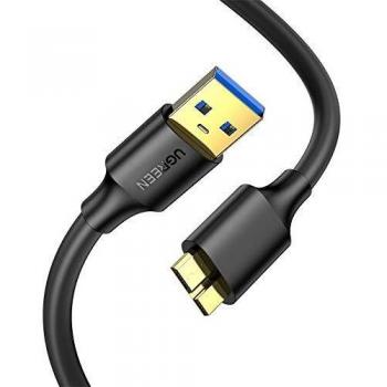 UGREEN Hard Drive Cable, USB 3.0 Type A to Micro USB B Cable, External Hard Drive Lead Compatible with Galaxy S5 Note 3