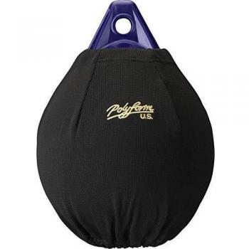 Polyform A Series Elite Black Fender Cover, A‑3 Ball Style, 17×23