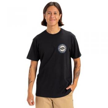 Quiksilver Black Circle Back Short Sleeve L (Regular)