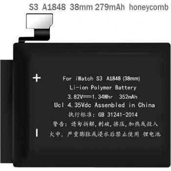 Real Capacity Battery for iWatch Series 1-5, A1579 A1760, 38mm 42mm