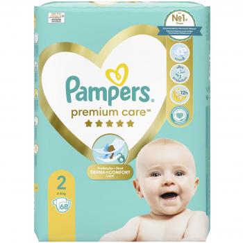 Pannolini Pampers Premium Care Taglia 2, 4-8 kg, 68 pezzi