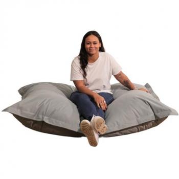 Puf exterior Bananair gris claro 140 x 180 cm impermeable y anti-uv