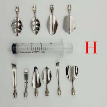 Herramientas de gelatina con 11 tipos de agujas