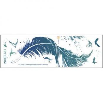 Wear-Resistant Blue Feather Wall Art