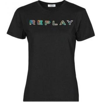 Replay Women's T-Shirt W3318C in Black