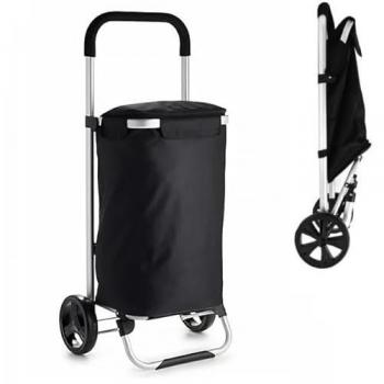 Carrito de la Compra Plegable con Capacidad de 60L