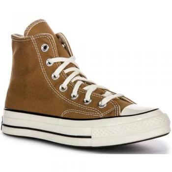 Female Beige Chuck 70 Hi‑Lac Canvas Sneakers (UK 4 ½)