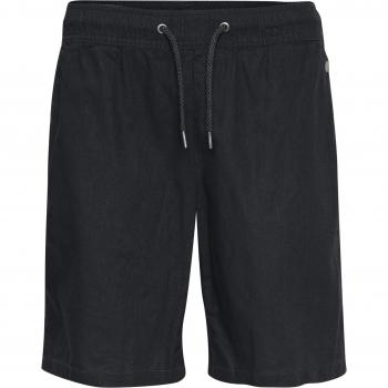 Leinenshort Herren Blend – Größe XXL, N-Gr, schwarz, 55 % Leinen, 45 % Baumwolle, kniefrei, relaxed fit