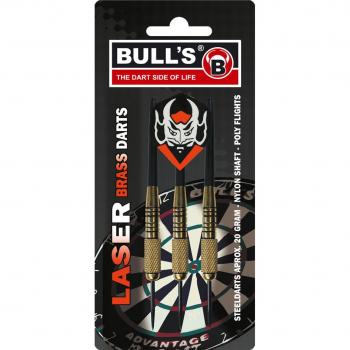 Bulls Steeldart Set 3er Laser Brass Darts 20 g