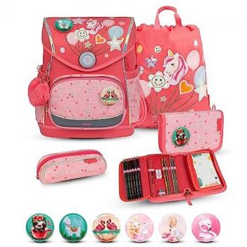 Ergonomisches Rucksack Set Premium Compact Plus 5-teilig Rose Quartz