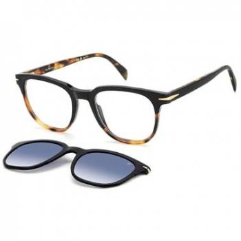David Beckham DB 7120/CS Blue Light Block Clip‑On Men’s Glasses 51