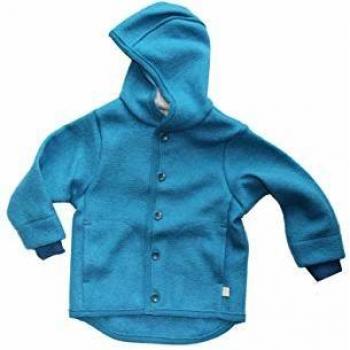 Wollwalk-Jacke Blau Gr. 74-80