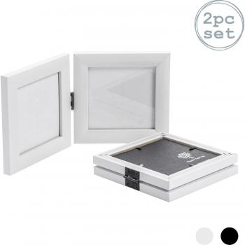 Folding 2-Photo Frame Set