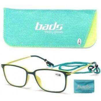 Gafas de Lectura Metal Verde Amarillo 2.50 1 unidad